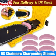 Chainsaw Teeth Sharpener 14-20in Chain Saw Blade Bar Fast Sharpening Stone Tool