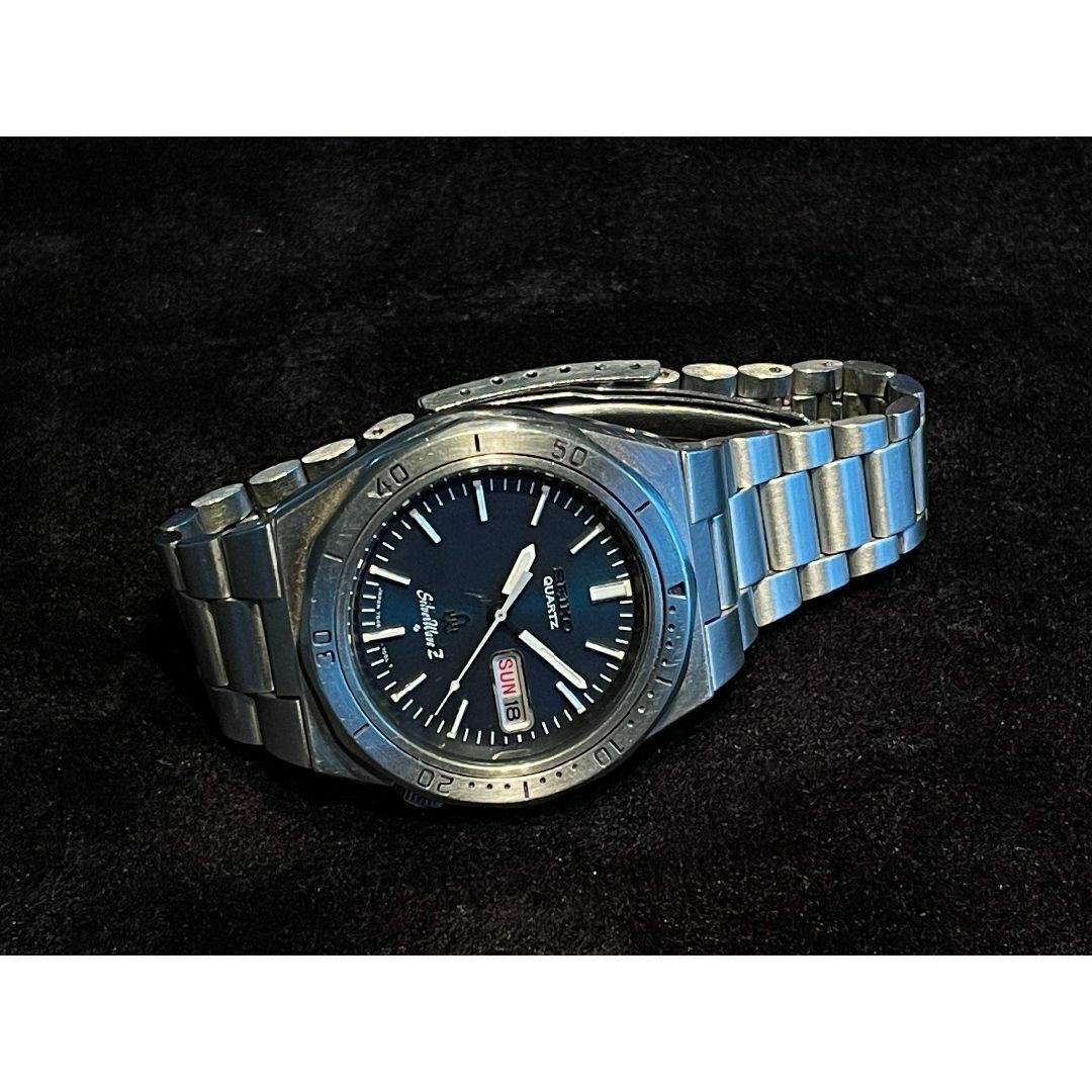 あろん SEIKO 7546 7040 SilverWave Z blue dial | eBay
