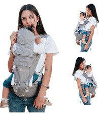 Baby Carrier AeroGrade UK 6-in-1 with Hip seat Multi Position Newborn & Toddlers