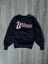 VINTAGE Champion Reverse Weave UMass Sweatshirt Large Crewneck USA 90s