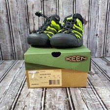 KEEN Youth Newport H2 Sandals 1009965 Black Green Closed Toe Water Shoes Size 12