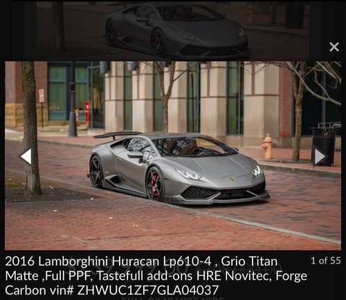 2016 Lamborghini Huracan 610-4