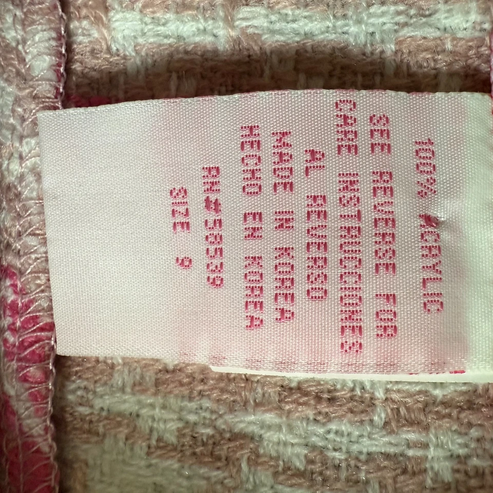 Minifalda vintage años 90 rosa sin palabras a cuadros preppy grunge Y2K talla 9 Foto 3 de 4