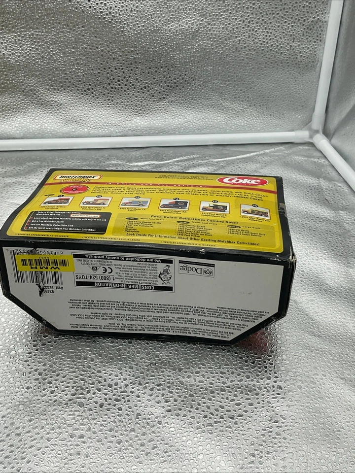 COCA-COLA MATCHBOX COLLECTIBLES “CHRISTMAS DELIVERY TRUCK” Box Damage Opened - Image 4 of 4