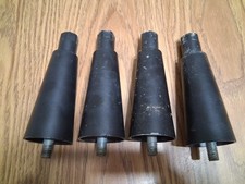 Lot 4 Kason Heavy Duty Adjustable Commercial Kitchen Appliance Legs 1648 Metal