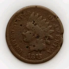 1875 Indian Head Cent Better Date Damaged NICE!!