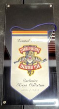 Florida Panthers Hockey Inaugural Year Limited Edition Mini Banner Framed NHL