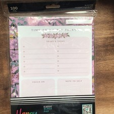 Happy Planner Made To Bloom/Block Pad/100 Pcs/New