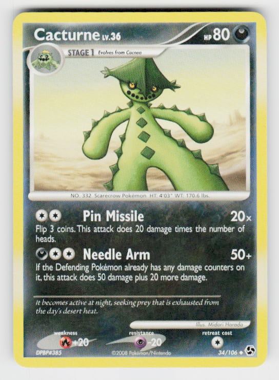 Great Encounters #34/106 Cacturne