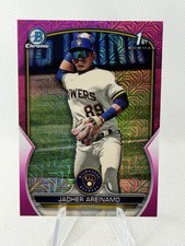 Jadher Areinamo - 2023 Bowman Chrome #BCP-206 Fuchsia Mojo /199 1st Bowman