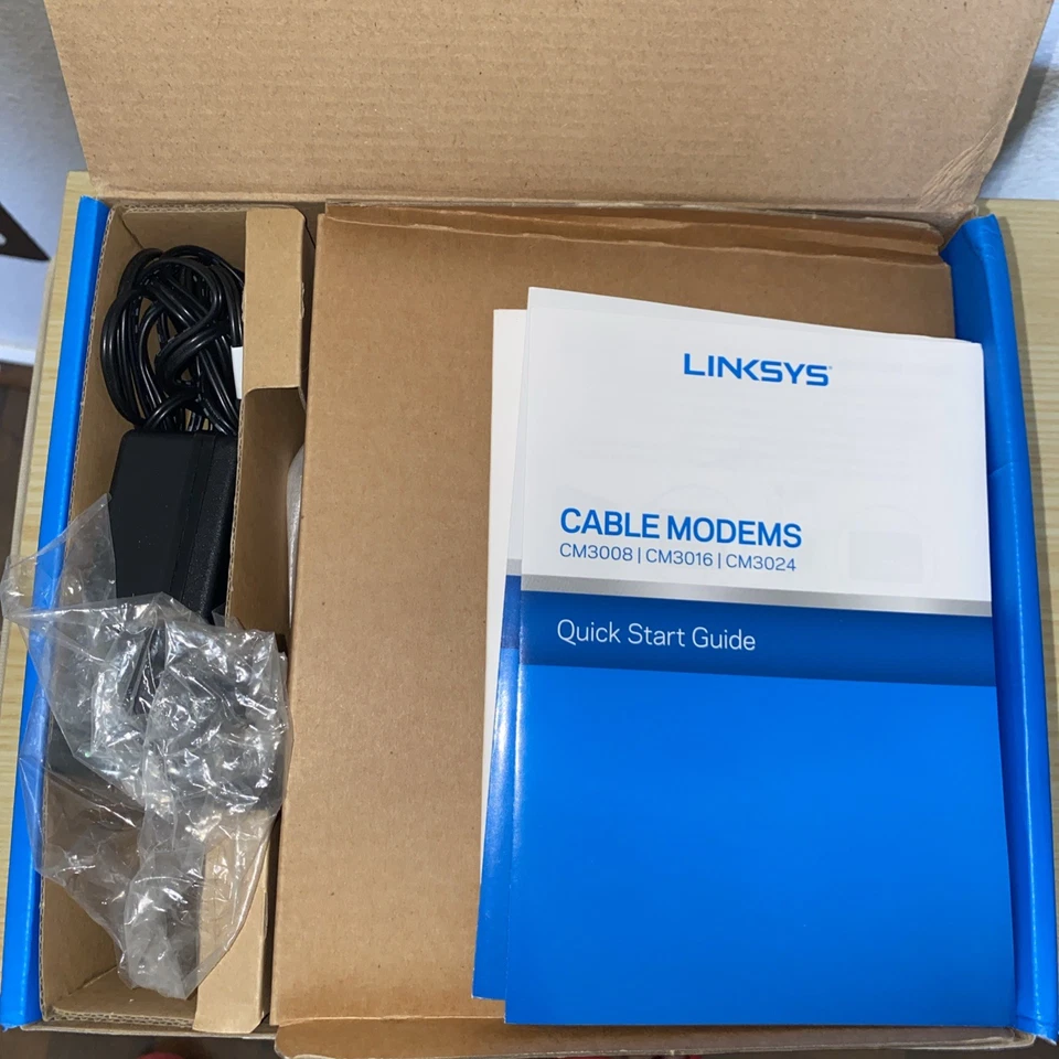 Linksys CM3016 16x4 Cable Modem - New & Sealed - DOCSIS 3.0 - up to 686 Mbps - Image 3 of 4