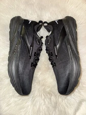 Brooks Glycerin 22 Men’s Size 12 Wide (2E) Triple Black Running Sneakers Shoes