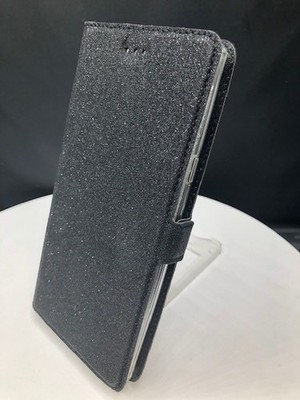 For Samsung Galaxy Note 9 N960 Black Wallet Glitter Case cover - new