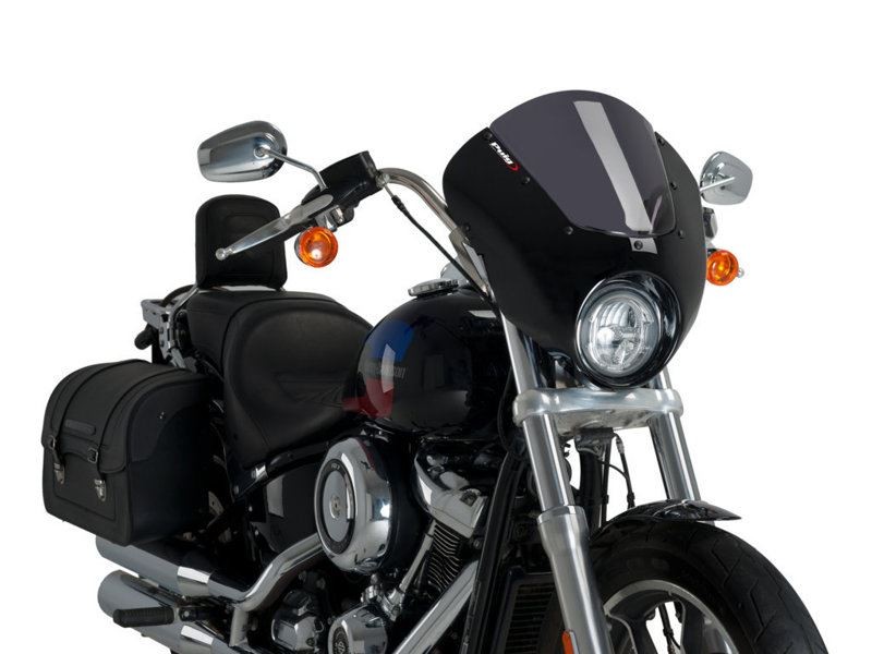 Puig Dark Smoke Dark Night Screen Harley Davidson Softail Low Rider FXLR 18-20