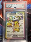 POKEMON 2024 Surging Sparks Ultra Rare FA PIKACHU EX #219 PSA 9 Mint RARE