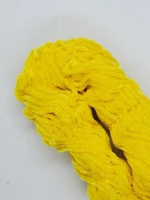 YELLOW RAYON CHENILLE 4 Yard Pack Fly & Jig Tying Material You Pick Size