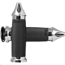 Avon Grips IN-TO-CC-85-CSP Custom Contour Spike Grips - Chrome