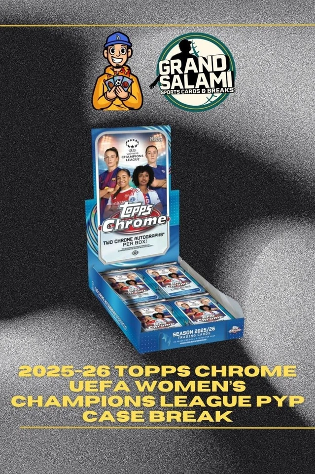 2025-26 Topps Chrome UEFA Womens Champions League PLAYER AUCTION Case Break