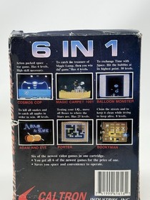 Caltron 6 in 1 Nintendo Entertainment System NES Complete CIB USA Version Rare