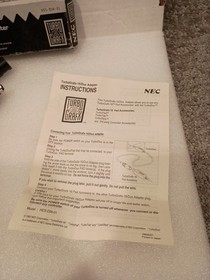 NEC TurboGrafx-16 Duo Adapter Cable With Box And Instructions