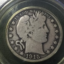 PCGS  VG-8 1915-p   Barber Half Dollar LITY and a bit of BR   Combined Shipping#