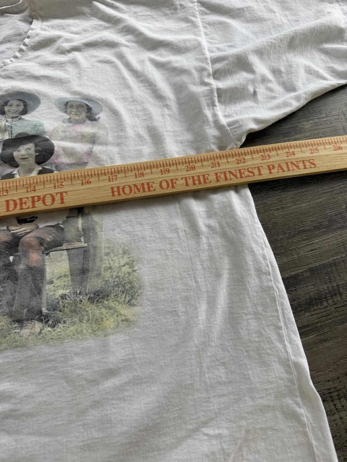VTG Artwear 1991 Bob Wade Photography Cowgirl Tee Size XL Single Stitch Cutoff - product detail image 5