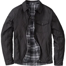 Scorpion EXO Morpheus Reversible Jacket - Black/Plaid Grey, Small 15001-3