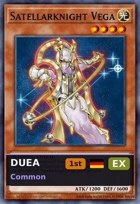Fixsternritter Wega DUEA-020 1st Edition EX DE Yu-Gi-Oh
