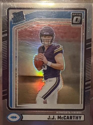 2024 Panini Donruss - Rated Rookie J.J. McCarthy #303 Optic  Holo Prizm (RC)