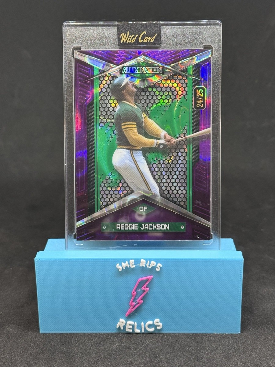 Reggie Jackson 2024 Wild Card Alumination Purple 24/25 Athletics