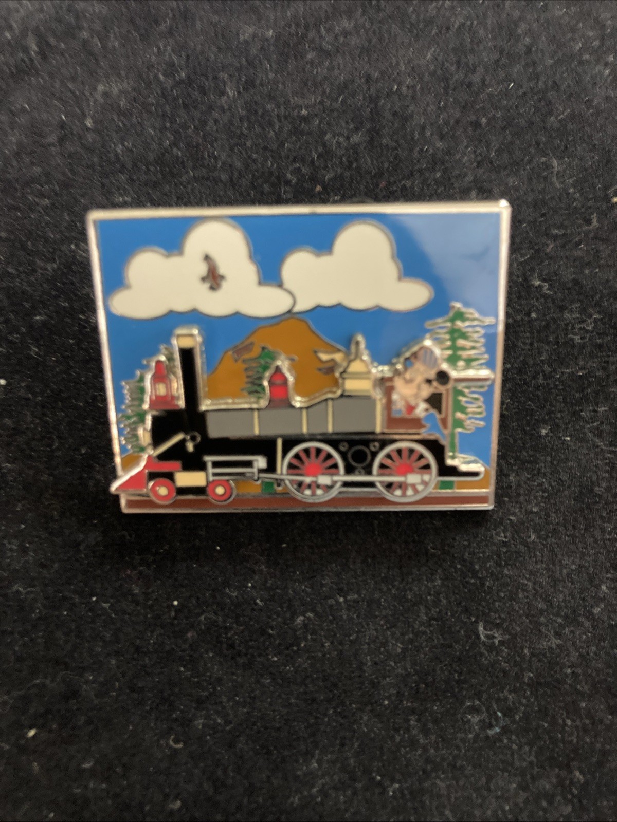 Disney Pin 2002 California Train Series Railroad Mickey Mouse Trading Vintage 