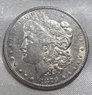 1879 S REVERSE 1878 MORGAN SILVER DOLLAR AU+