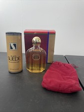 Avon Black Suede Cologne Splash 3.3 oz.  Talc Powder 3.5 oz. Gift Box