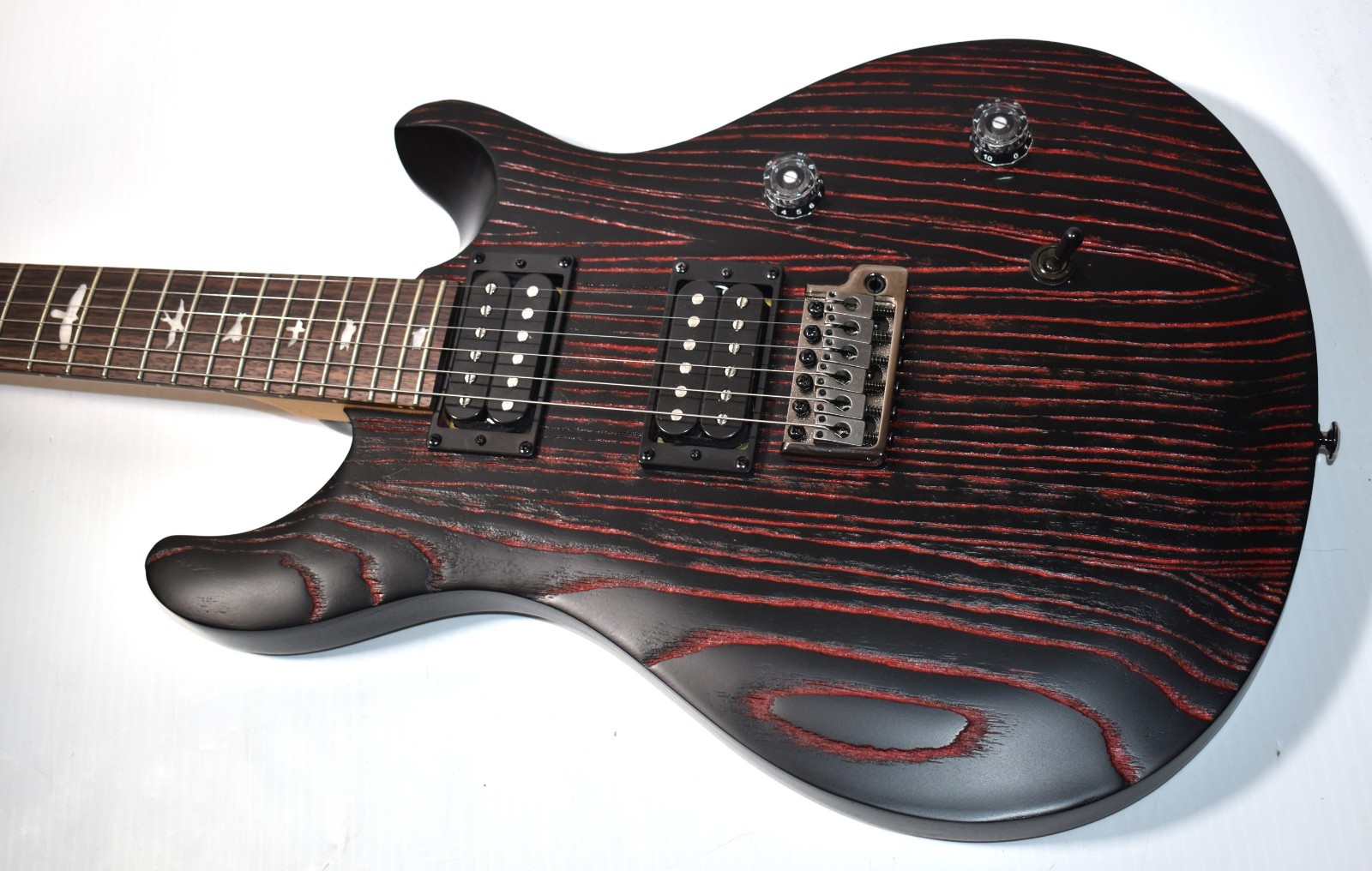 PRS SE Swamp Ash Sandblasted CE 24 Ltd. Ed. Guitar Sandblasted Red w/ Soft Case