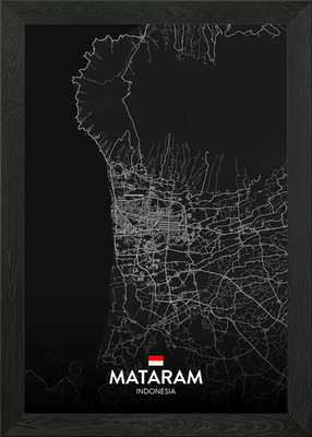Mataram ID Gerahmtes Wandbild Poster Leinwanddruck Bild