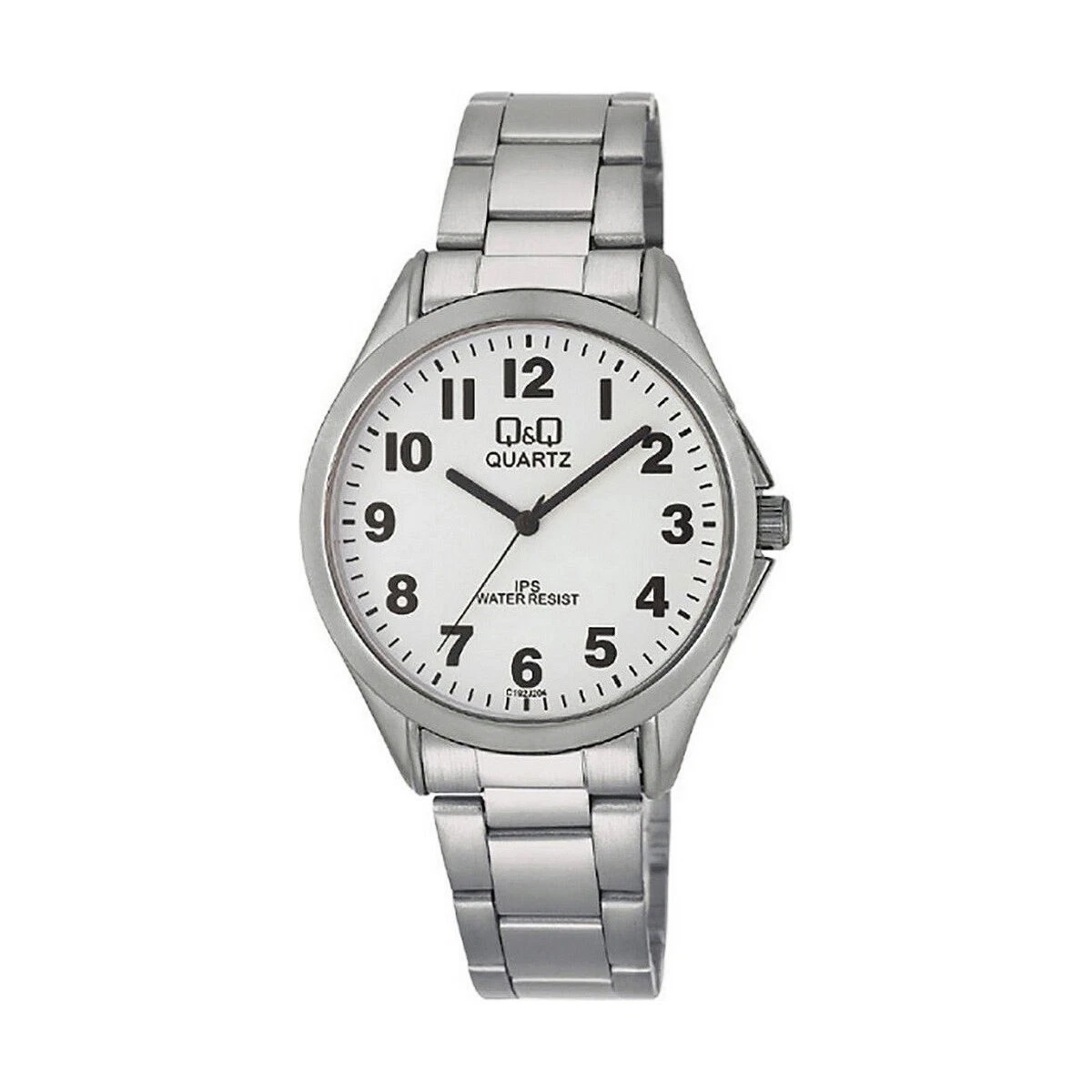 Q&Q Orologio Uomo Acciaio Inox – 40mm, Vetro Minerale, Quadrante Blu Con Indici Luminescenti, 3 ATM
