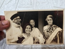Original 1978 Pvt Photograph Of Pm Indira Gandhi India Handwritten Provenance