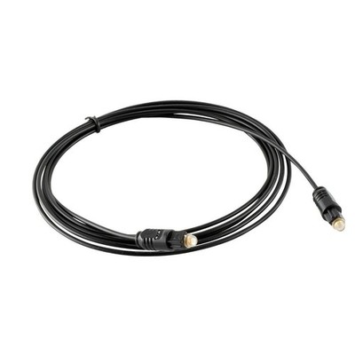 6.5FT 2M TosLink Fiber Optic Digital Audio Cable Optical Cord For Home Theater