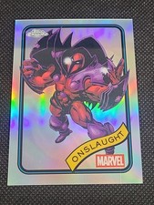 2025 Topps Chrome Marvel #68 Onslaught Refractor