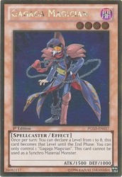 Gagaga Magician PGLD-EN037 Gold Rare 1st Edition Yu-Gi-Oh