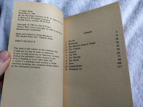Doctor Who Ziel Buchpaket - und die Hörner von Nimon, die Kreatur aus der Grube - Bild 7 von 9