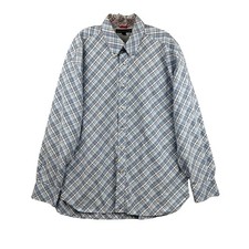 Tommy Hilfiger Mens XL Plaid Button Down Shirt Long Sleeve 100 Cotton