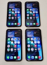 Lot of 4 Apple iPhone 11 64GB Black SIM LOCK (AT&T, FirstNet) BATTERY 78% - 100%