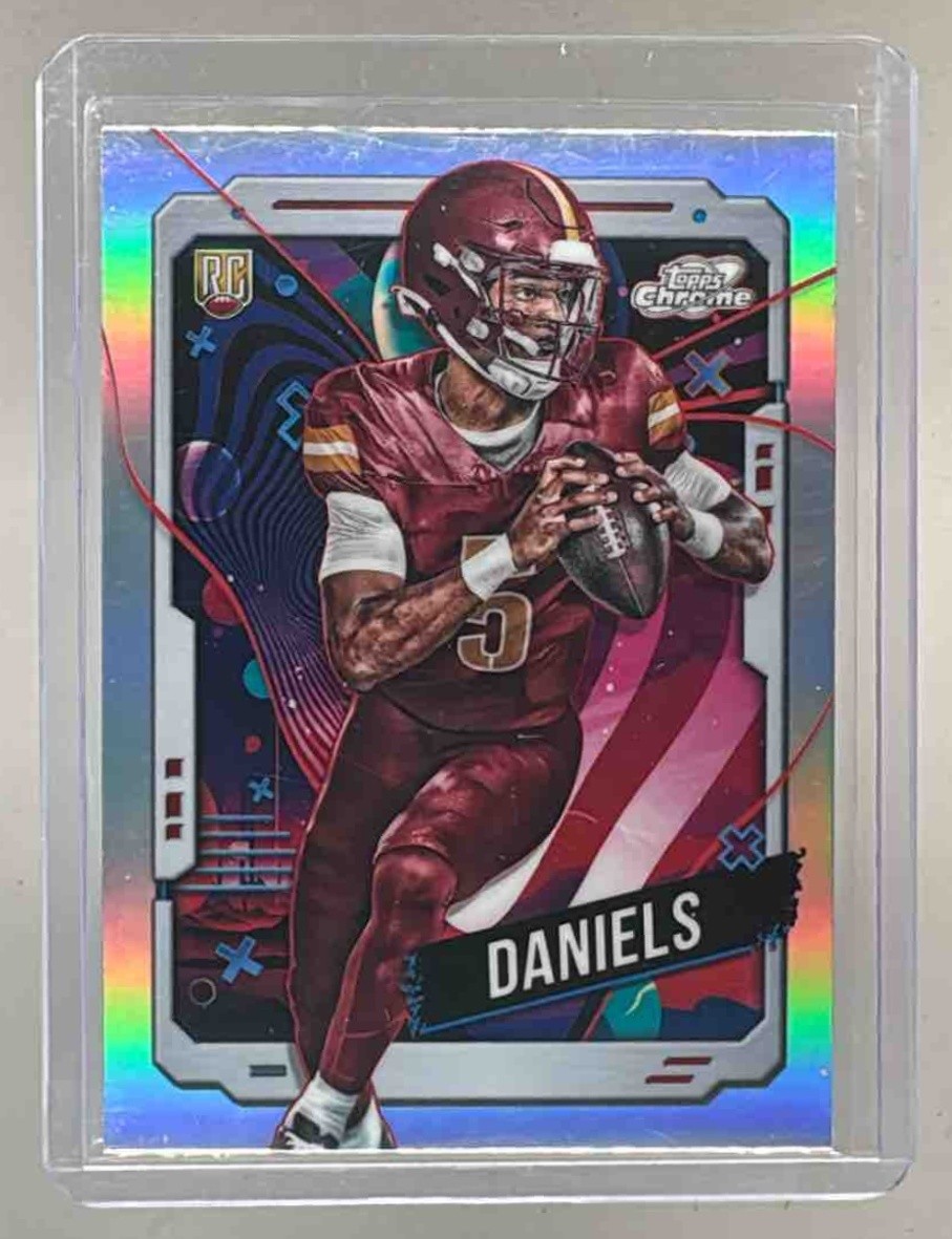 Jayden Daniels 2024 Topps Cosmic Chrome #196 Rookie RC