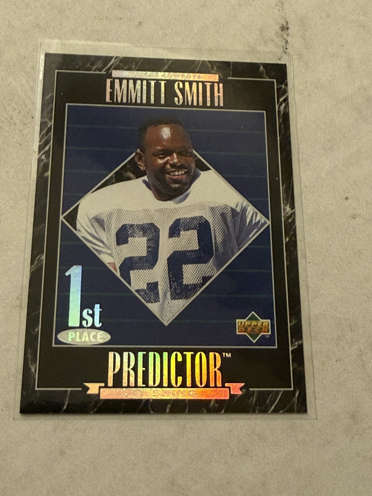 1995 Upper Deck - Predictors League Leaders Emmitt Smith #RP13 Prizes 1st Place