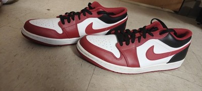 Nike Air Jordan 1 Low Red White Black low top ''reverse black toe''