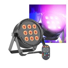 135W RGBW Stage Beam Lighting 9 LED DMX PAR Lights DJ Disco Party Show Lamp