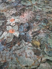 Floral Opulent Chenille Jacquard Brocade Fabric Remnant 53" W x 50" L 1.25 yards