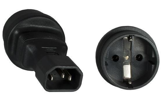 MicroConnect PE14CEEAD Power Adapter C14 - Schuko M-F