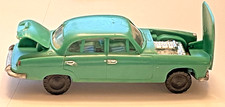 BLUE BOX Jaguar Mark X 10 Vintage 1960s Plastic Toy Car 77411 Hood & Trunk Open!